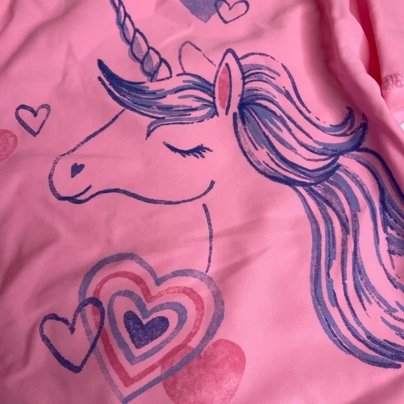 NWT 3t carters 2 pc unicorn ombre swim suit bathing rash guard bikini vacation